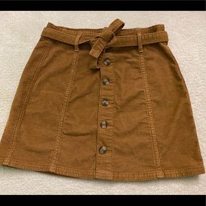 corduroy skirt size 00